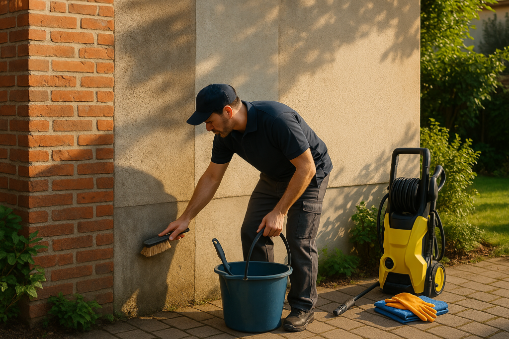 apprenez à nettoyer vos murs extérieurs en toute sécurité et efficacité ! découvrez les astuces des experts pour choisir la méthode idéale selon le matériau de votre mur, qu'il soit en briques, en béton ou en crépi. protégez et embellissez votre extérieur avec nos conseils pratiques.